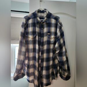 Mens 2xl Levis Strauss Vintage Fit Plaid Shirt